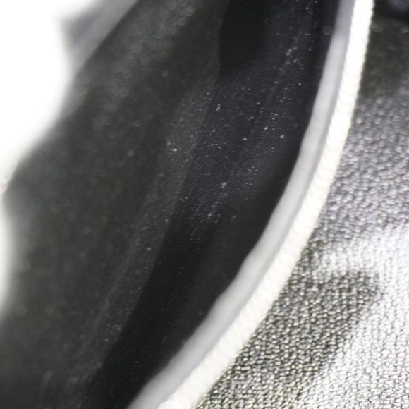 HERMES Hermes Birkin 25 Lock Handbag Black Silver Hardware Eva Color B Engrav... - Picture 13 of 16